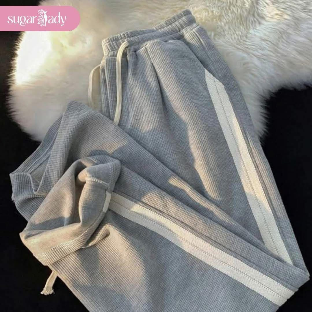 بنطلون وايد ليج جراي